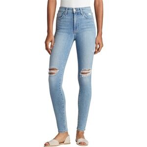 Joe's Jeans Sky Blue Ripped Skinny Jeans